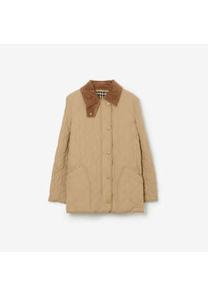 Burberry Quilted Thermoregulated Barn Jacket, Yellow