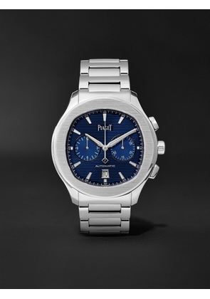 Piaget - Polo Automatic Chronograph 42mm Stainless Steel Watch, Ref. No. G0A41006 - Men - Blue