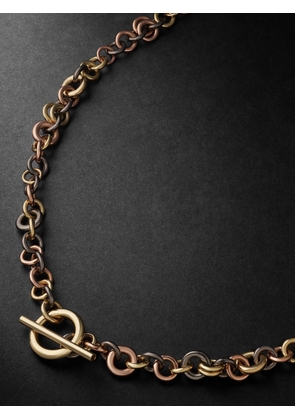 Spinelli Kilcollin - Yellow Gold, Rose Gold and Rhodium-Plated Necklace - Men - Gold