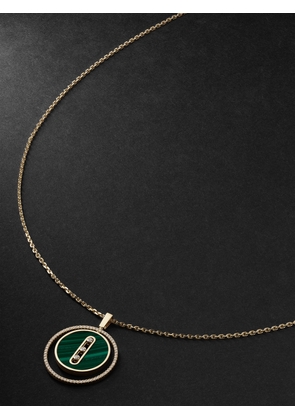 Messika - Lucky Move Gold, Malachite and Diamond Necklace - Men - Gold