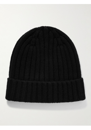 Hartford - Ribbed Wool and Cashmere-Blend Beanie - Men - Black