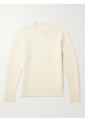 Mr P. - Wool-Jacquard Sweater - Men - Neutrals - XS