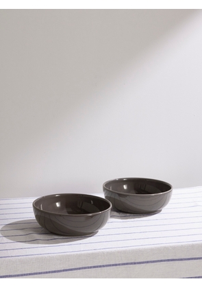 RD.LAB - Set of Two Bilancia Ceramic Bowls - Men - Gray