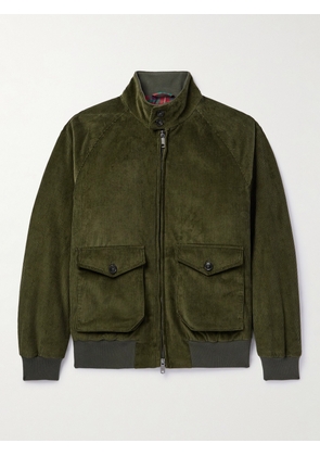 Baracuta - G9 AF Cotton-Corduroy Harrington Jacket - Men - Green - UK/US 38