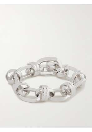 SAINT LAURENT - Deco Silver-Tone Bracelet - Men - Silver - S