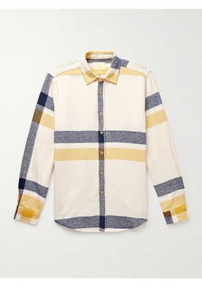 Portuguese Flannel - Checked Cotton-Flannel Shirt - Men - Neutrals - XS