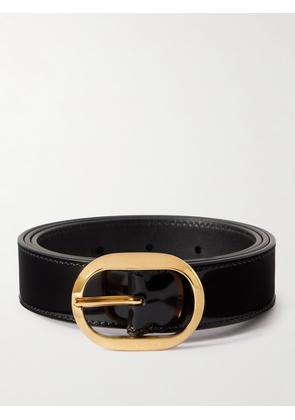 TOM FORD - 3cm Patent-Leather Belt - Men - Black - EU 80