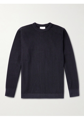 S.N.S Herning - Maritime Ribbed Merino Wool Sweater - Men - Blue - S