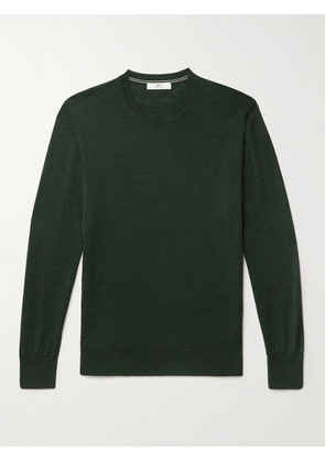 Mr P. - Slim-Fit Merino Wool Sweater - Men - Green - XS