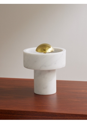 Tom Dixon - Stone Portable Marble and Gold-Tone LED Lamp - Men - White