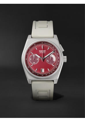Bamford Watch Department - B347 Automatic Chronograph 41.5mm Titanium and Rubber Watch, Ref. No. B347-TT-CLA-WHI - Men - Red