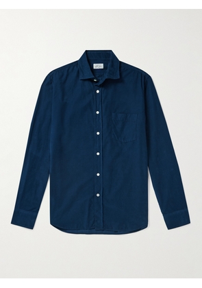 Hartford - Paul Cotton-Corduroy Shirt - Men - Blue - S