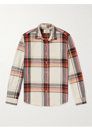 Portuguese Flannel - Nords Checked Cotton-Flannel Shirt - Men - Neutrals - XS