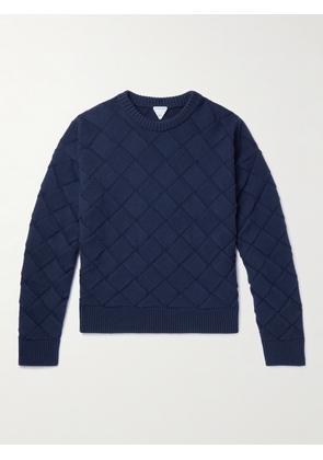 Bottega Veneta - Wool-Blend Sweater - Men - Blue - M