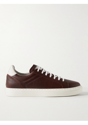 Brunello Cucinelli - Leather Sneakers - Men - Brown - EU 40