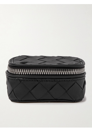 Bottega Veneta - Intrecciato Leather Cufflinks Holder - Men - Black