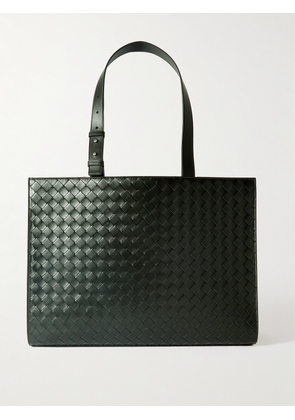 Bottega Veneta - Intrecciato Leather Briefcase - Men - Green