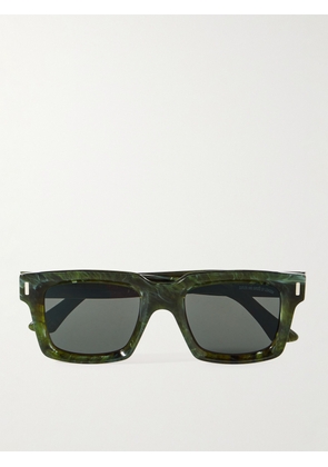 Cutler and Gross - 1386 Square-Frame Acetate Sunglasses - Men - Green