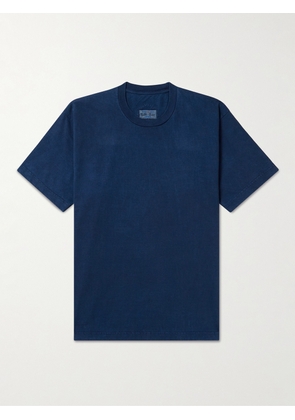 Blue Blue Japan - Indigo-Dyed Cotton-Jersey T-Shirt - Men - Blue - S