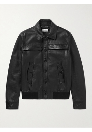 SAINT LAURENT - Padded Leather Jacket - Men - Black - IT 48