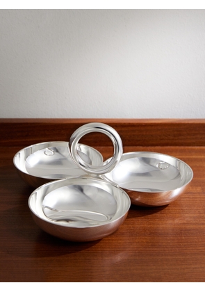 Christofle - Vertigo Small Silver-Plated Bowl Set - Men - Silver