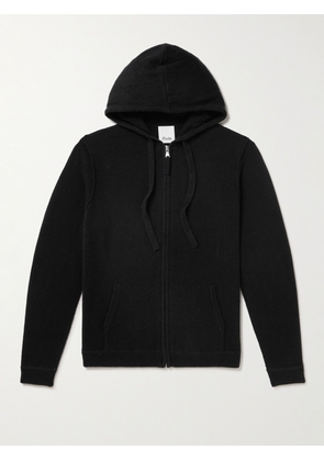 Allude - Virgin Wool and Cashmere-Blend Zip-Up Hoodie - Men - Black - S