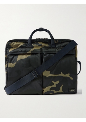 Porter-Yoshida and Co - Counter Shade 3Way Camouflage-Print Nylon Briefcase - Men - Green