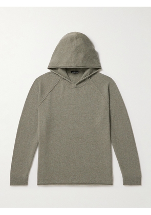 James Perse - Recycled-Cashmere Hoodie - Men - Green - 1