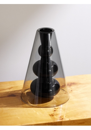 Tom Dixon - Bump Cone Glass Vase - Men - Black