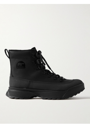 Sorel - Scout '87™ Pro Fleece-Lined Leather Boots - Men - Black - US 7
