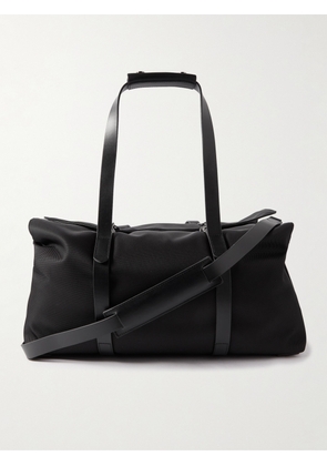 Mismo - M/S Supply Leather-Trimmed Canvas Weekend Bag - Men - Black