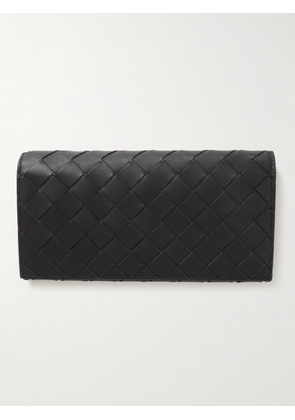 Bottega Veneta - Intrecciato Leather Wallet - Men - Black