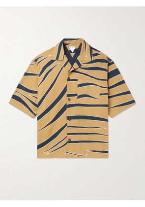 Bottega Veneta - Printed Linen Shirt - Men - Brown - IT 44