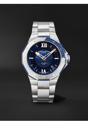 Baume & Mercier - Riviera 50th Anniversary Automatic 42mm Stainless Steel Watch, Ref. No. 10747 - Men - Blue