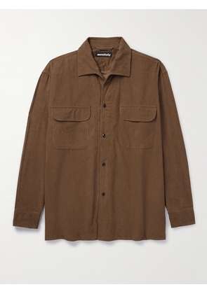 Monitaly - 50's Milano Cotton-Corduroy Shirt - Men - Brown - S
