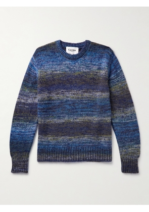 Corridor - Space-Dyed Knitted Sweater - Men - Blue - S