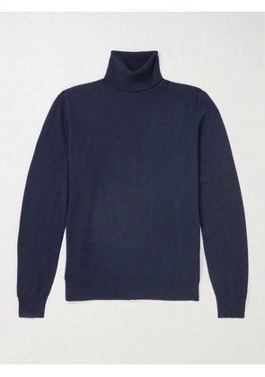 Allude - Cashmere Rollneck Sweater - Men - Blue - XS