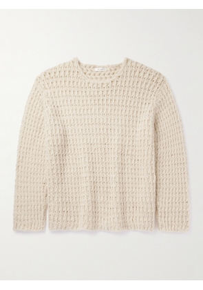 The Row - Olen Open-Knit Cashmere Sweater - Men - Neutrals - S