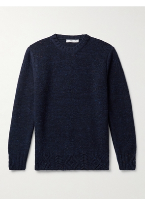 Inis Meáin - Donegal Merino Wool and Cashmere-Blend Sweater - Men - Blue - S