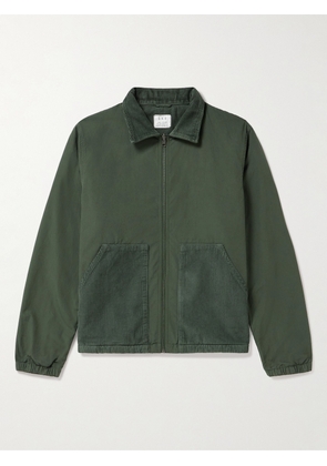 Save Khaki United - Reversible Garment-Dyed Cotton-Canvas and Corduroy Jacket - Men - Green - XS