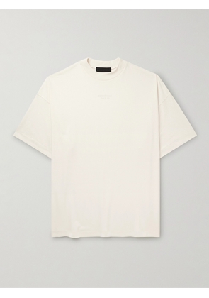 FEAR OF GOD ESSENTIALS - Oversized Logo-Appliquéd Cotton-Jersey T-Shirt - Men - Neutrals - XXS