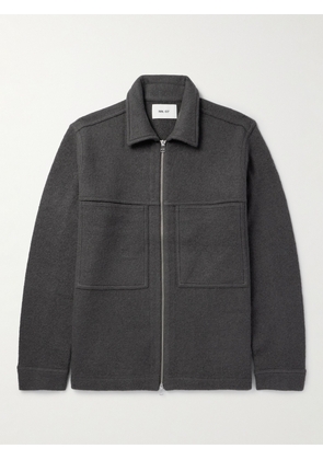 NN07 - Isak Boiled Merino Wool Jacket - Men - Gray - S