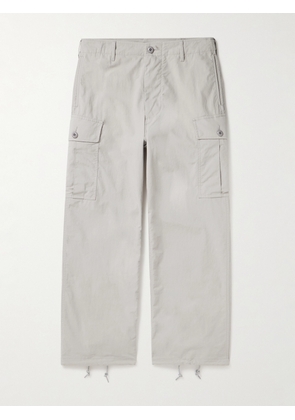 Beams Plus - Wide-Leg Shell Cargo Trousers - Men - Gray - S