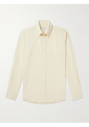 Richard James - Button-Down Collar Cotton-Corduroy Shirt - Men - Neutrals - UK/US 15