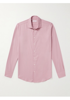 Richard James - Cotton-Twill Shirt - Men - Pink - UK/US 15