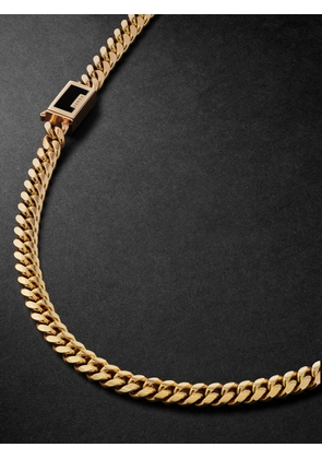 Varon - Malo Gold Onyx Chain Necklace - Men - Gold