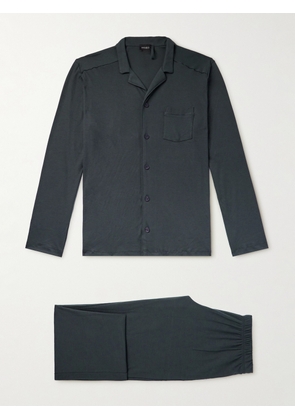 Hanro - Cotton-Jersey Pyjama Set - Men - Gray - S