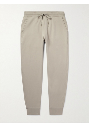 Håndværk - Slim-Fit Tapered Flex Stretch Organic Cotton-Jersey Sweatpants - Men - Neutrals - S
