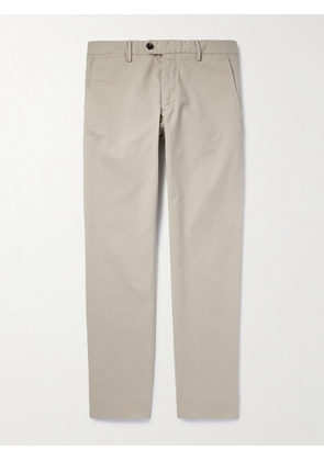 NN07 - Wilhelm 1010 Straight-Leg Stretch Organic Cotton Trousers - Men - Neutrals - 29W 32L
