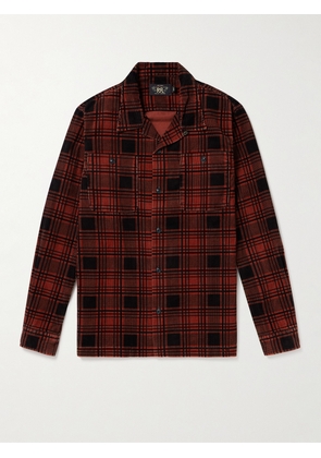 RRL - Monterey Checked Cotton-Corduroy Overshirt - Men - Red - XS
